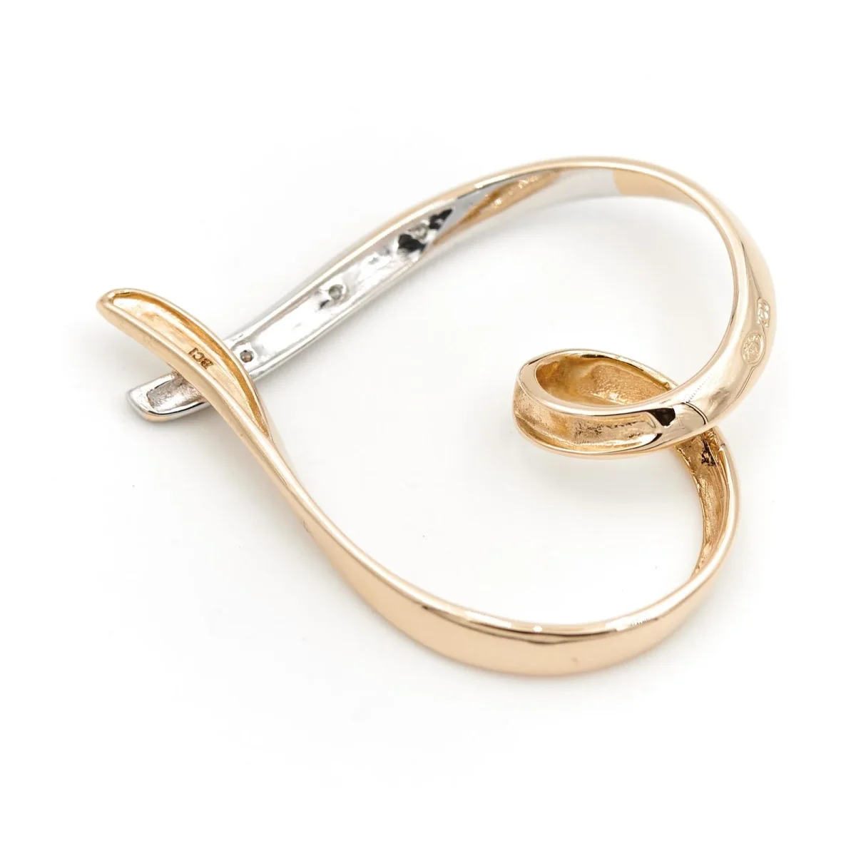 Pendentif Or jaune, Or blanc Diamant – Image 6