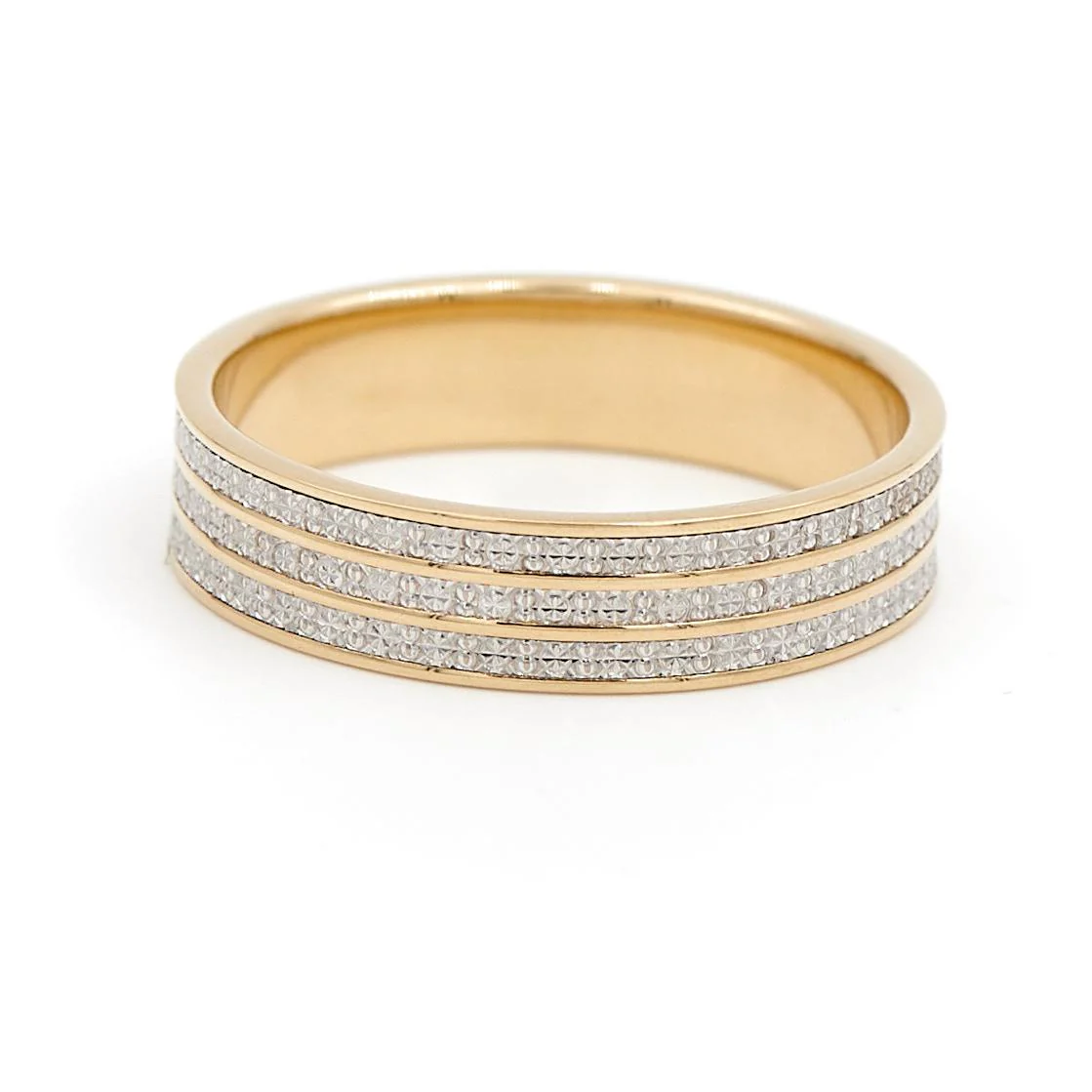 Bague Alliance Or jaune, Or blanc – Image 4