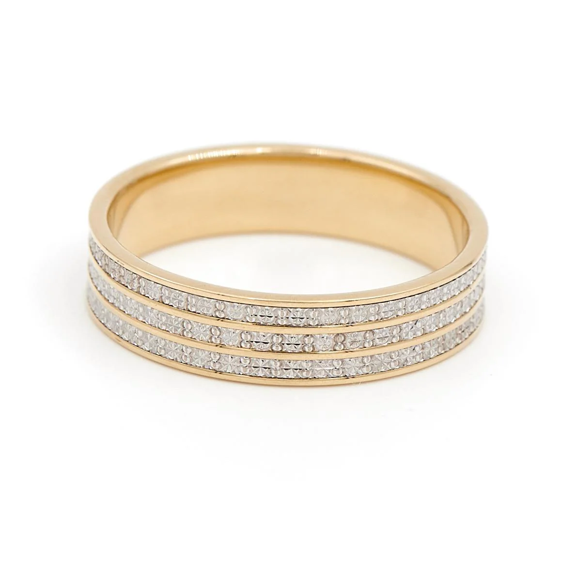 Bague Alliance Or jaune, Or blanc – Image 6