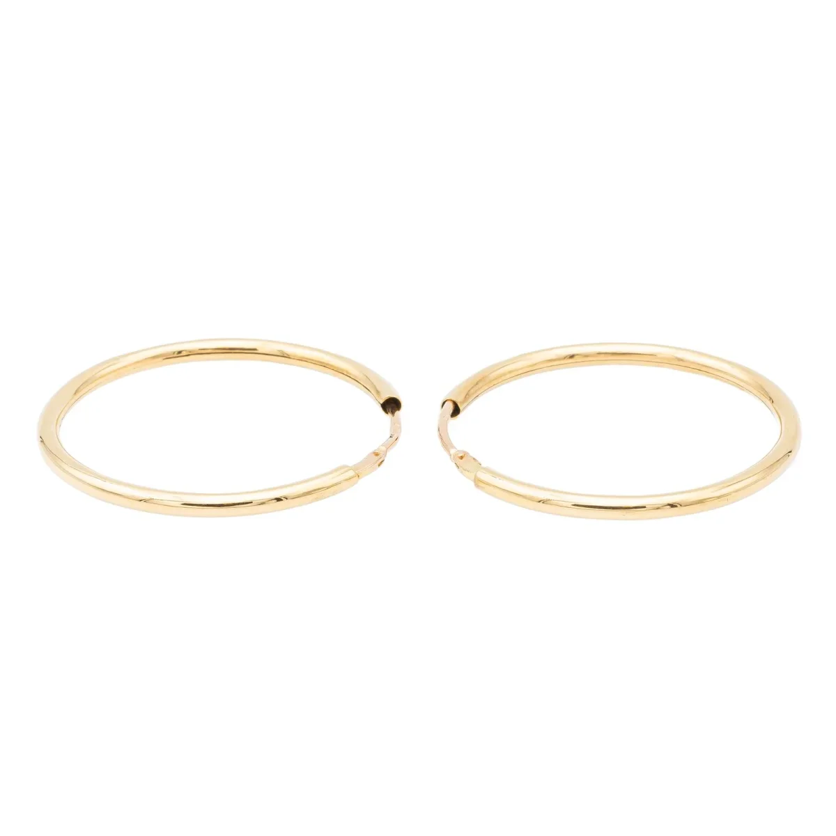 Boucles d'oreilles Créoles Or jaune – Image 3