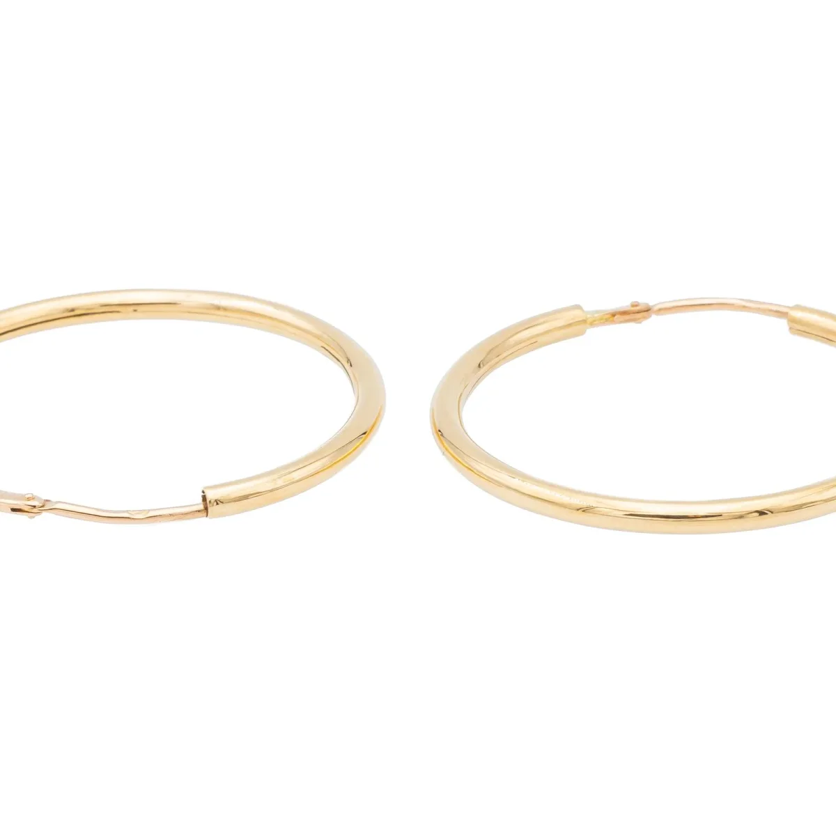 Boucles d'oreilles Créoles Or jaune – Image 5