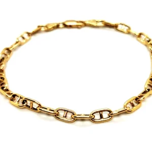 Bracelet Maille marine Or jaune