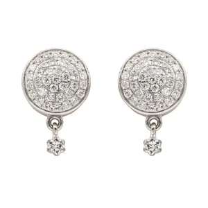 Montblanc Boucles d'oreilles Dame blanche Or blanc Diamant