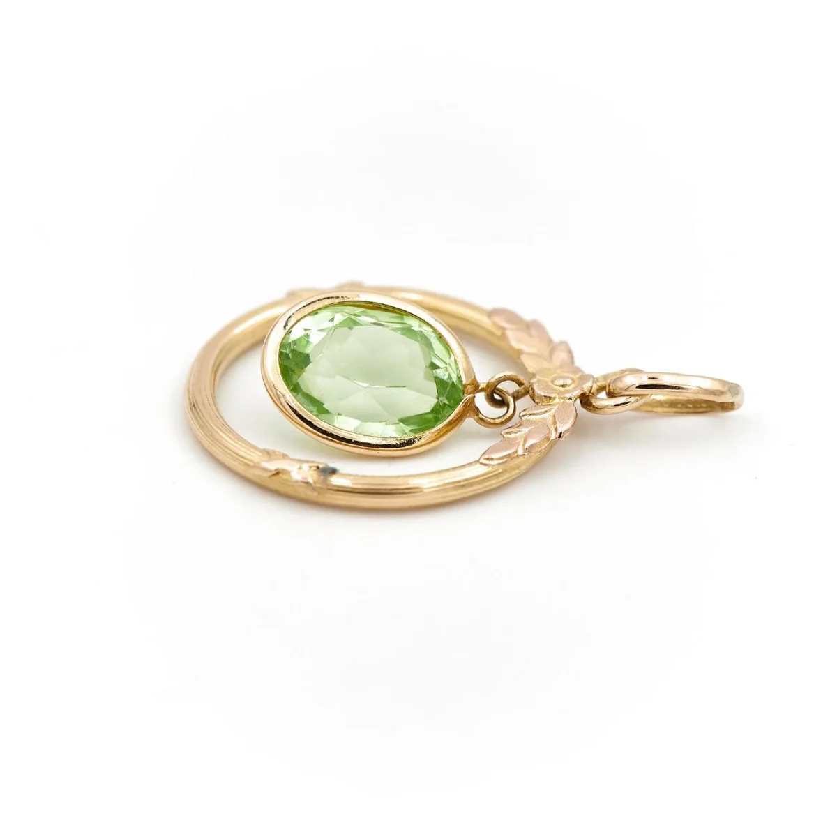 Pendentif Or jaune Péridot – Image 4