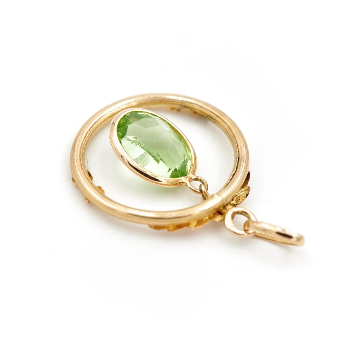 Pendentif Or jaune Péridot – Image 5