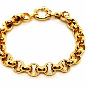 Bracelet Maille jaseron Or jaune