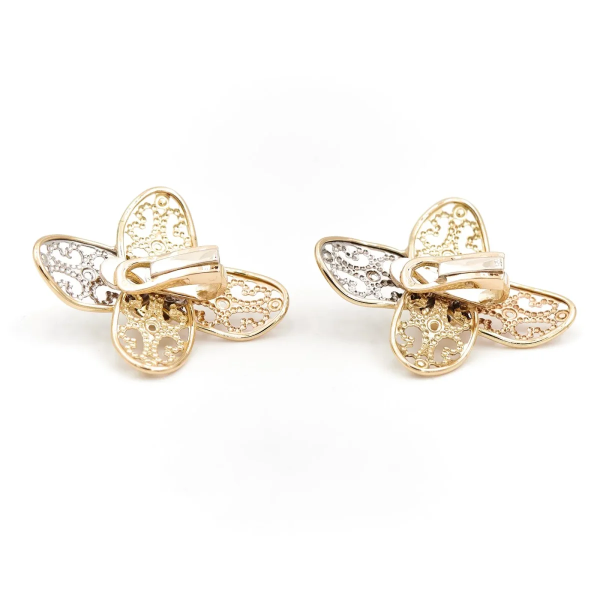 Boucles d'oreilles Clips Or rose, Or jaune, Or blanc – Image 4