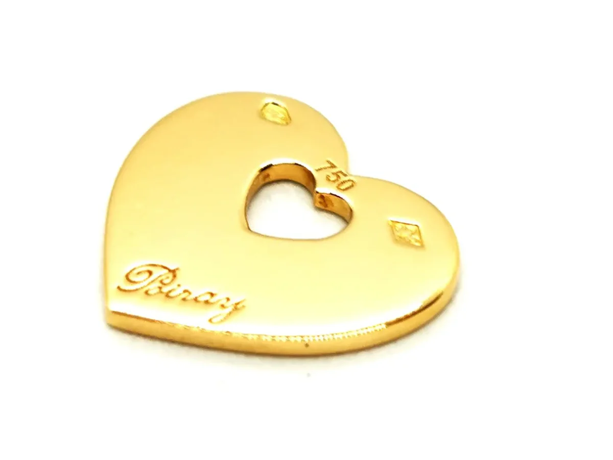 Poiray Pendentif Cœur secret Or jaune