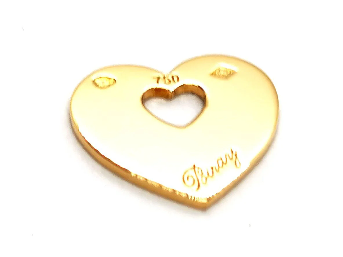 Poiray Pendentif Cœur secret Or jaune – Image 4