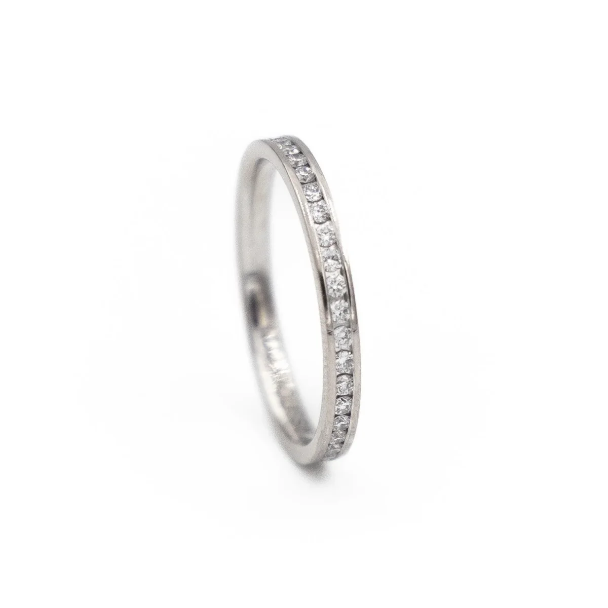 Mauboussin Bague Alliance Or blanc Diamant – Image 4