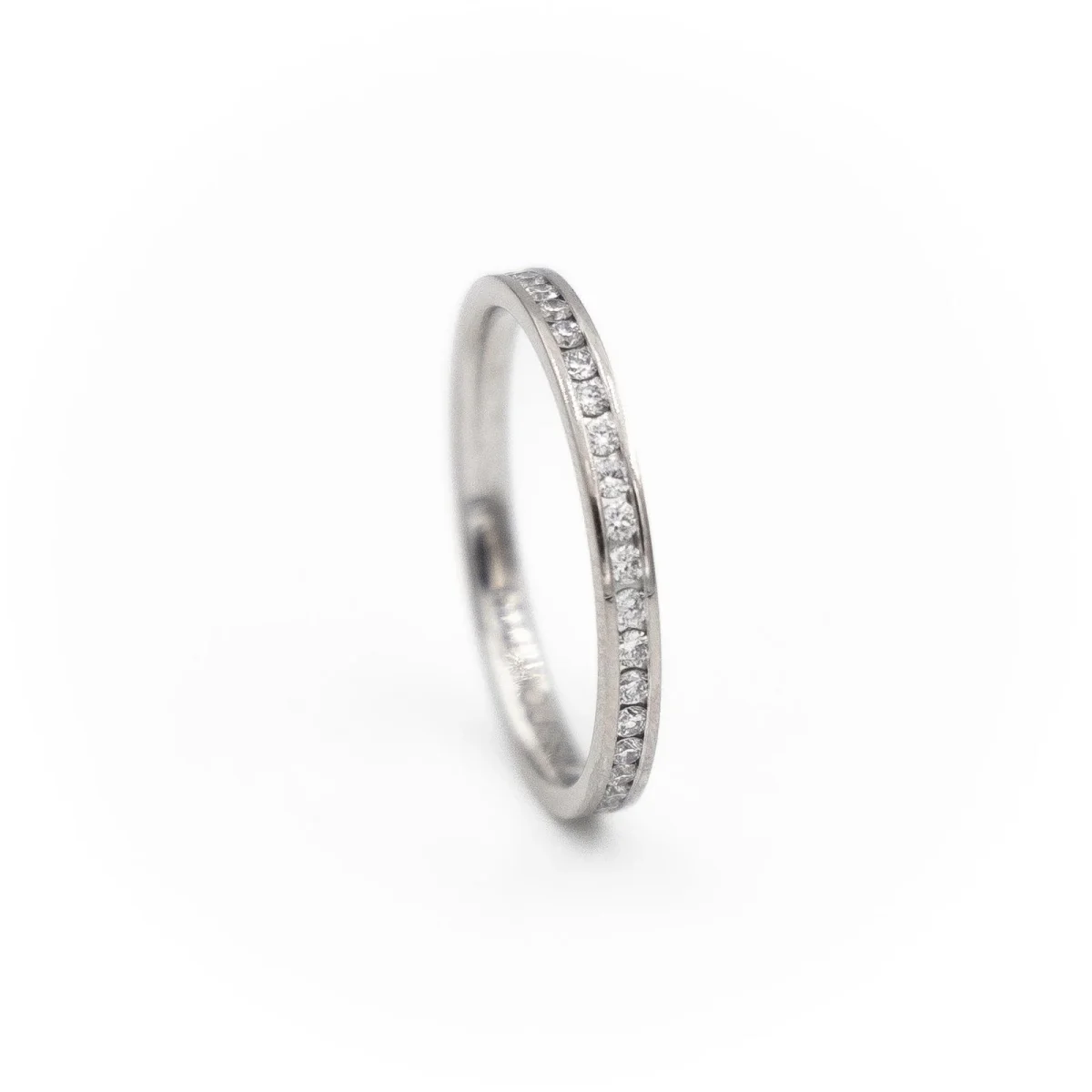 Mauboussin Bague Alliance Or blanc Diamant – Image 6