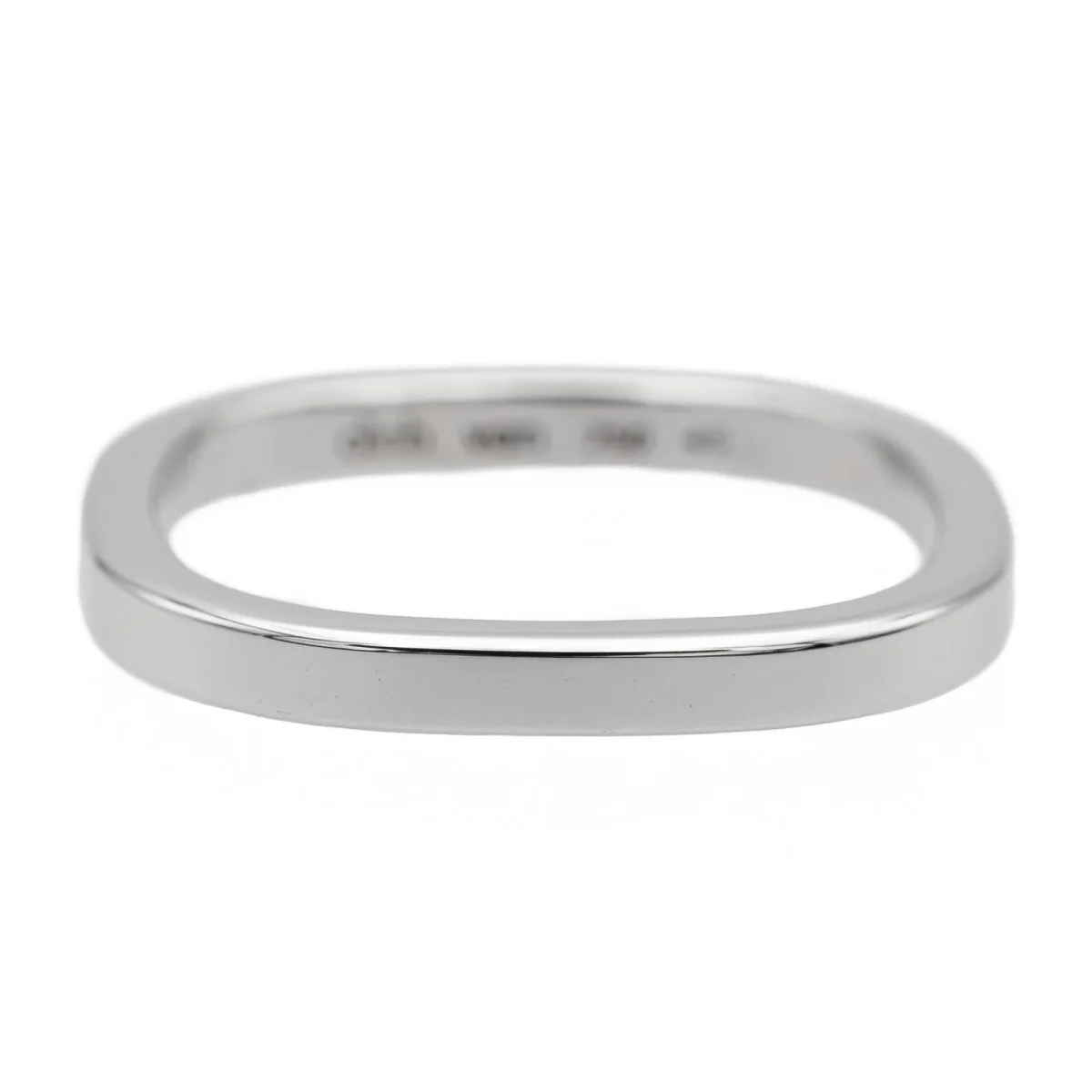 Dinh van Bague Alliance Alliance carrée Or blanc – Image 2