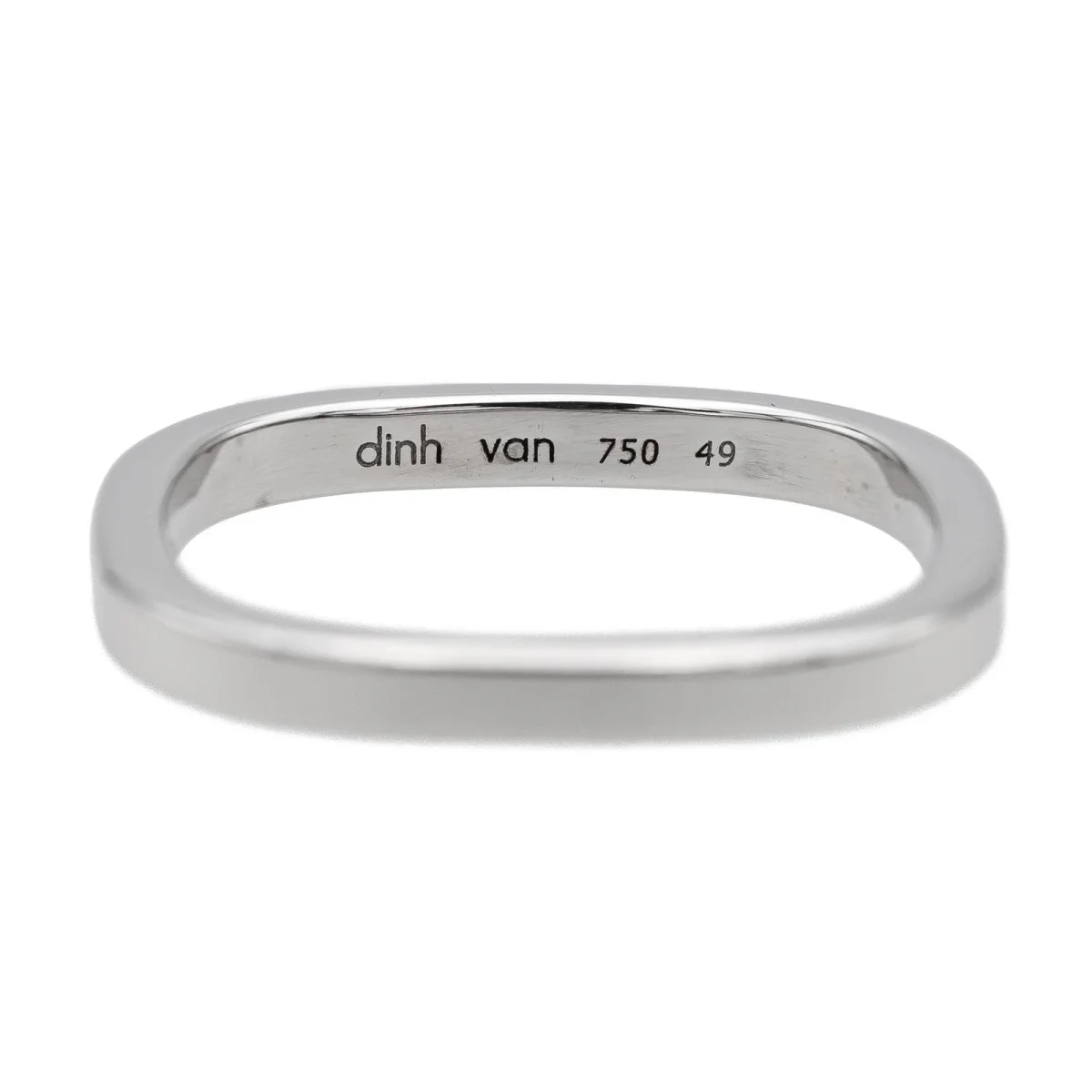 Dinh van Bague Alliance Alliance carrée Or blanc – Image 4