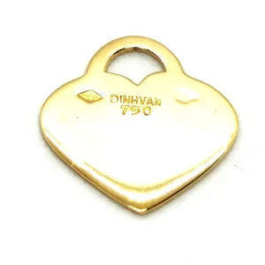Dinh van Pendentif Coeur secret Or jaune