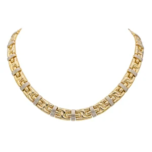 Caplain Collier Or jaune Saphir