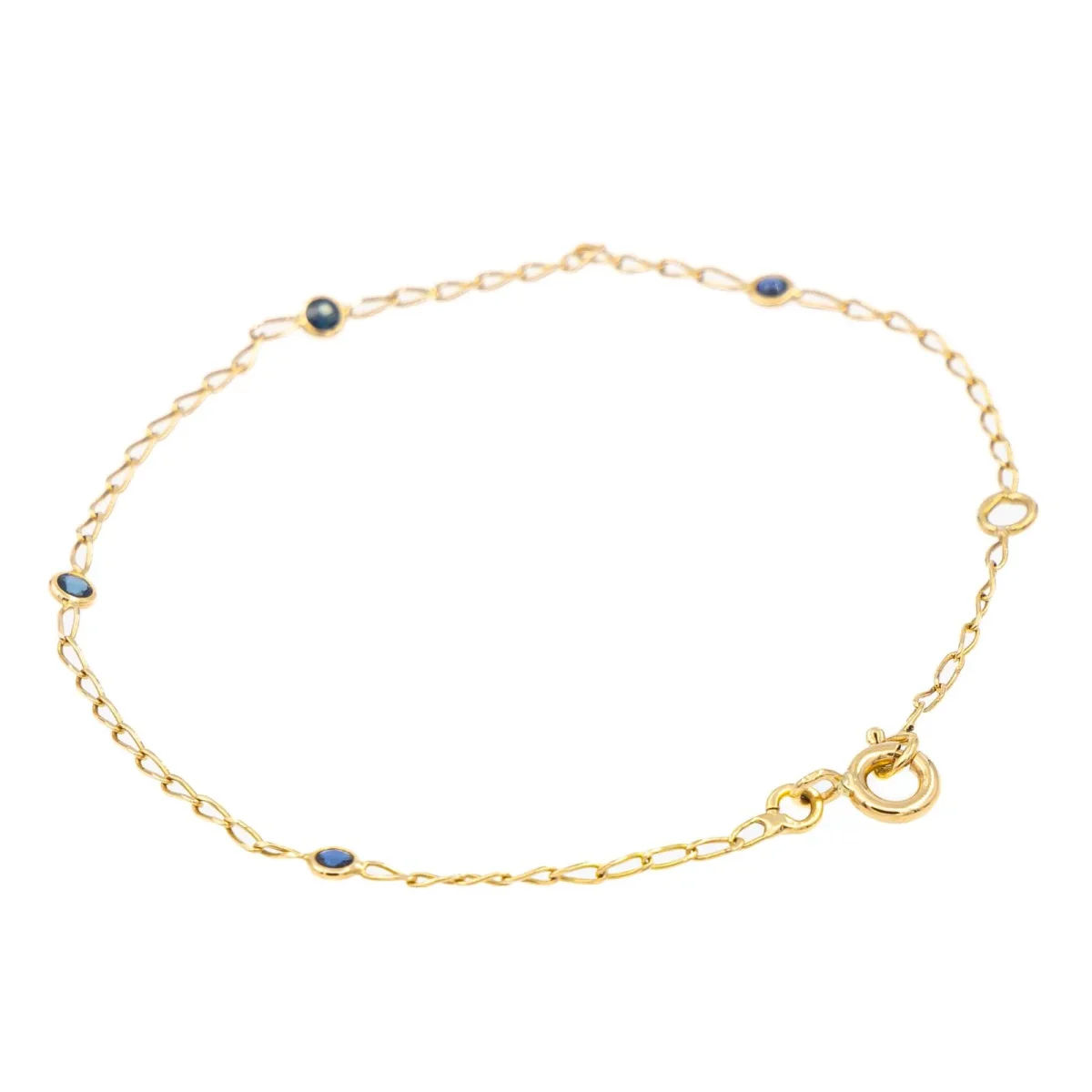 Bracelet Or jaune Saphir – Image 5