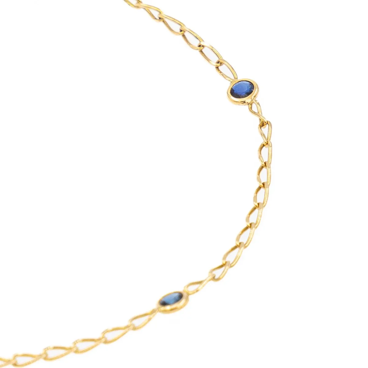 Bracelet Or jaune Saphir – Image 7