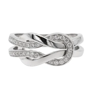 Fred Bague Chance infinie Or blanc Diamant