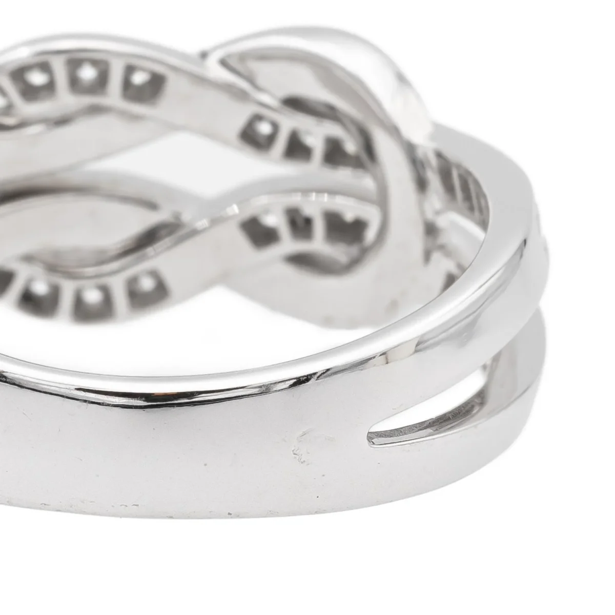 Fred Bague Chance infinie Or blanc Diamant – Image 6