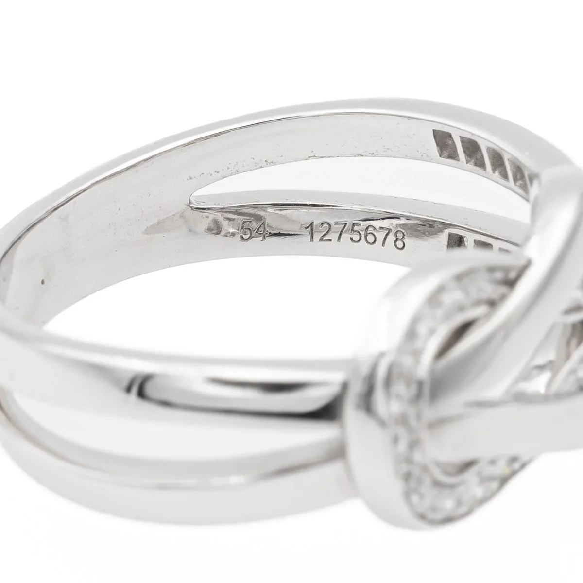 Fred Bague Chance infinie Or blanc Diamant – Image 8