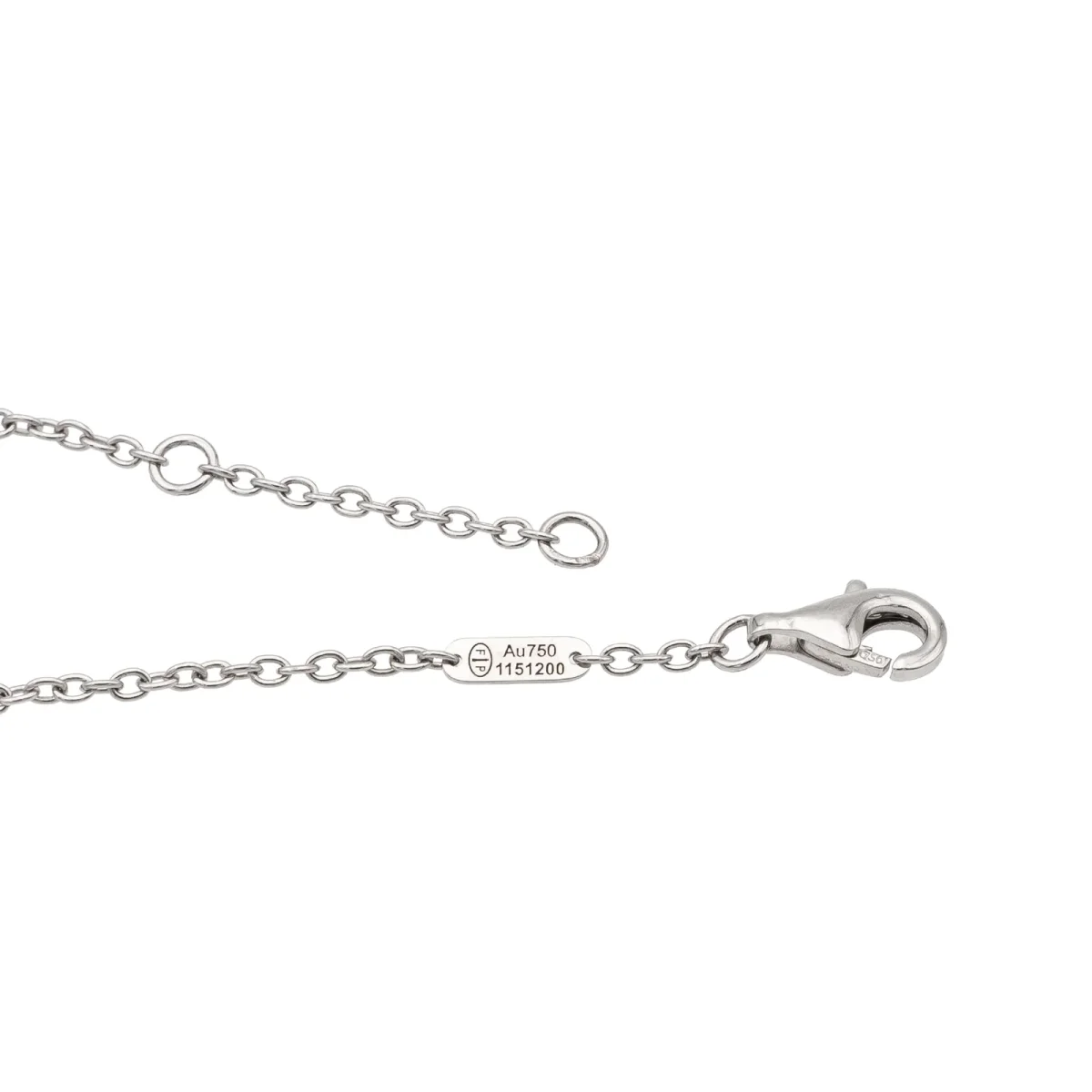 Fred Collier Pendentif Chance infinie Or blanc Diamant – Image 8