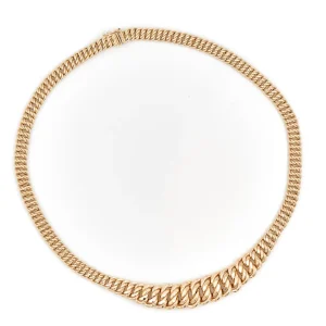 Collier Maille américaine Or jaune