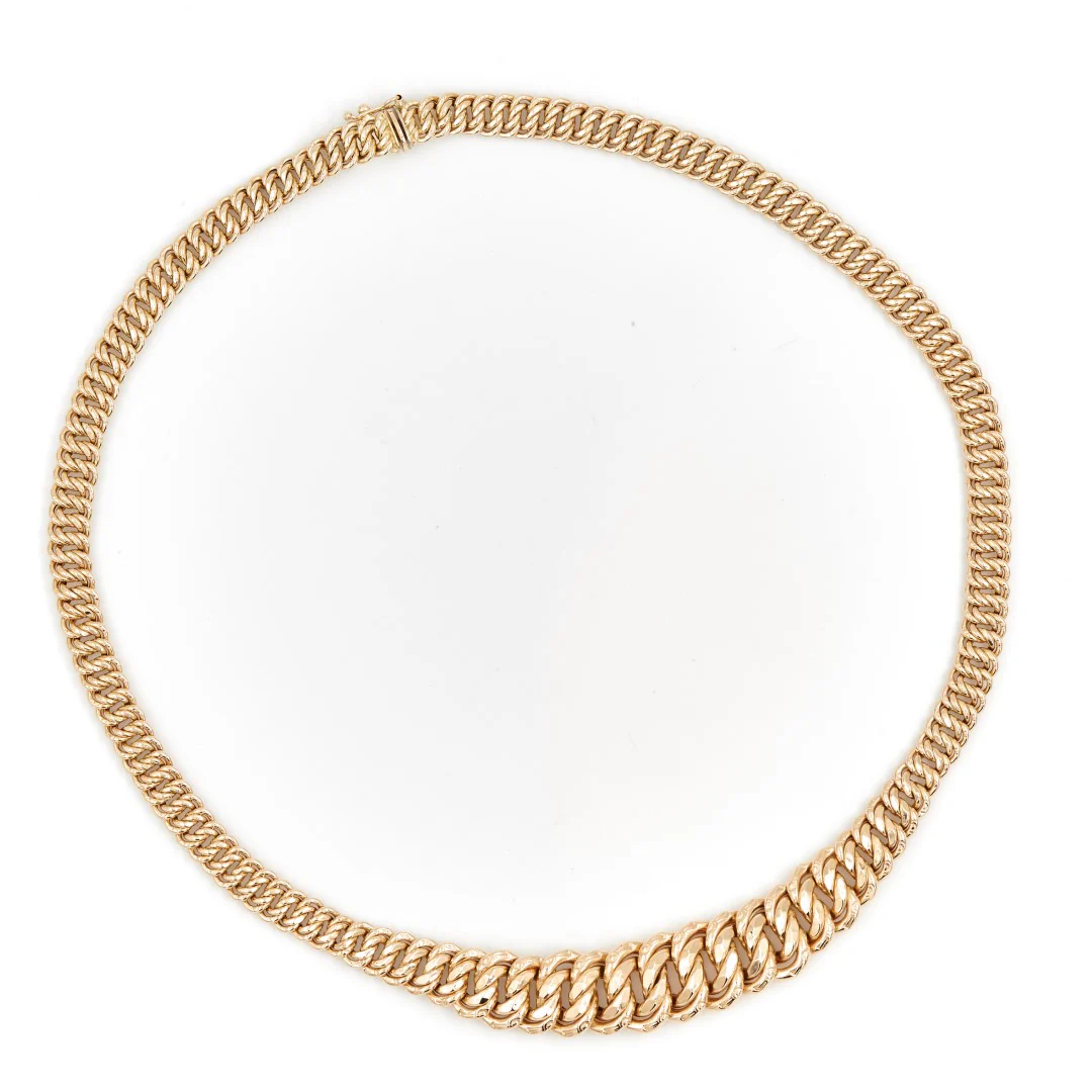 Collier Maille américaine Or jaune