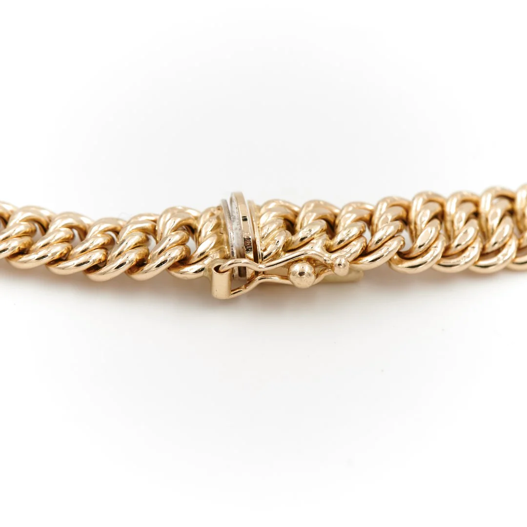 Collier Maille américaine Or jaune – Image 7