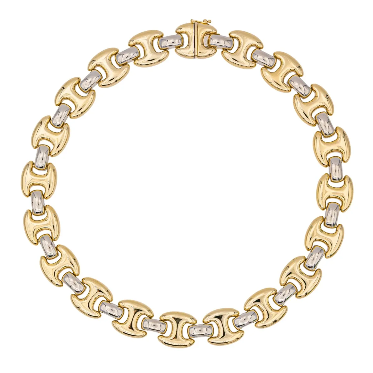 Collier Ras de cou Or jaune, Or blanc – Image 3