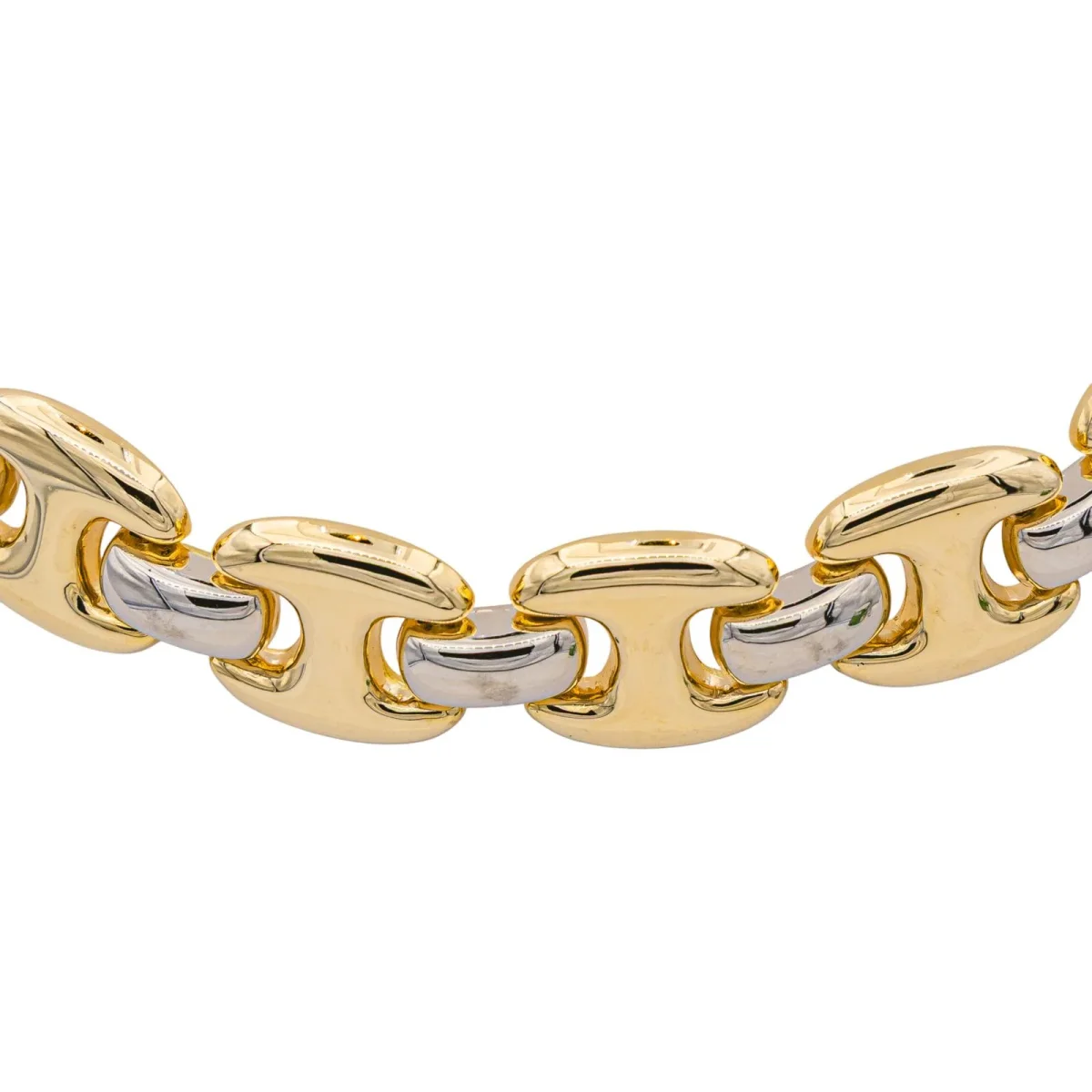 Collier Ras de cou Or jaune, Or blanc – Image 4