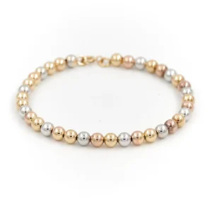 Bracelet Trilogie Or jaune, Or rose, Or blanc
