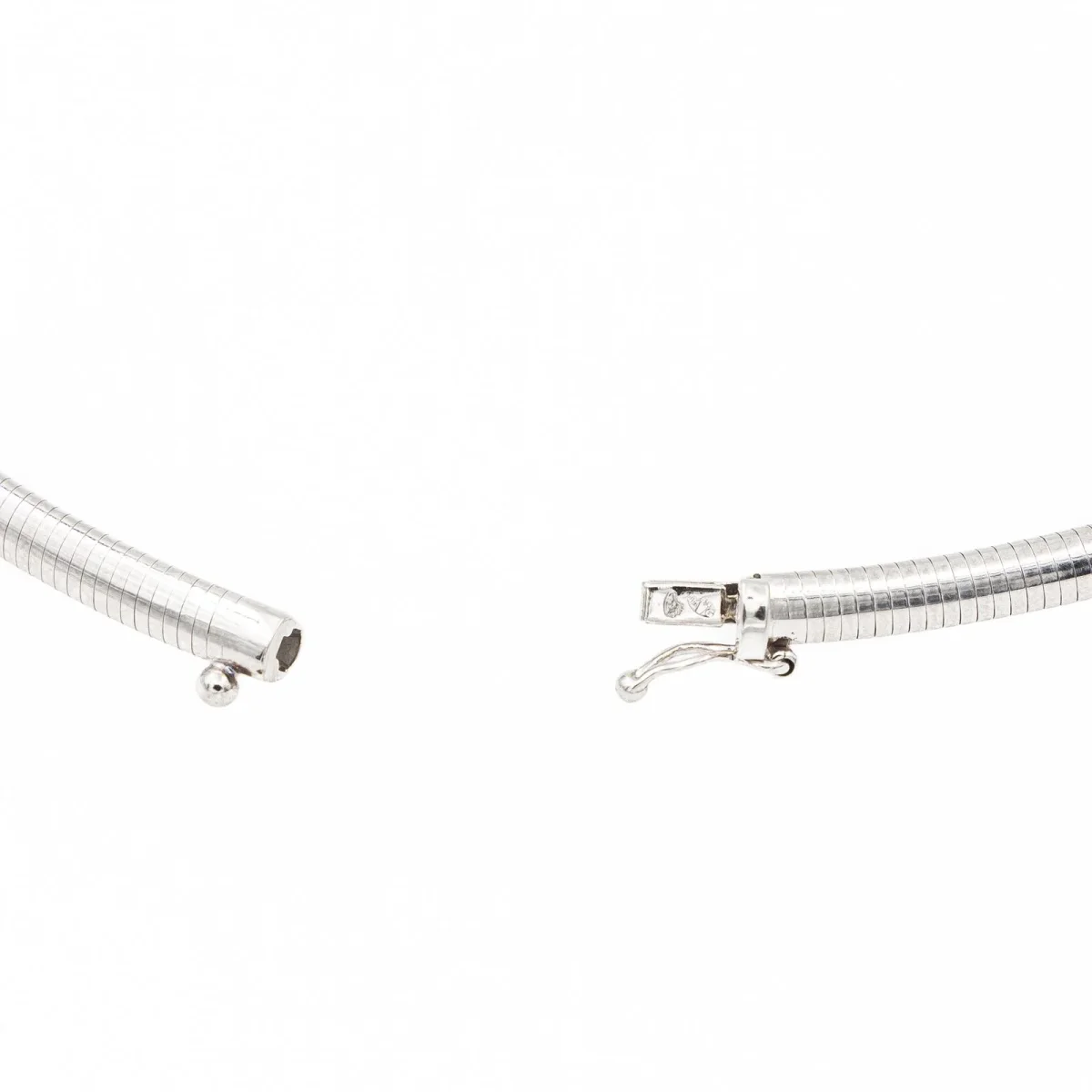 Collier Trilogie Or blanc Diamant – Image 7