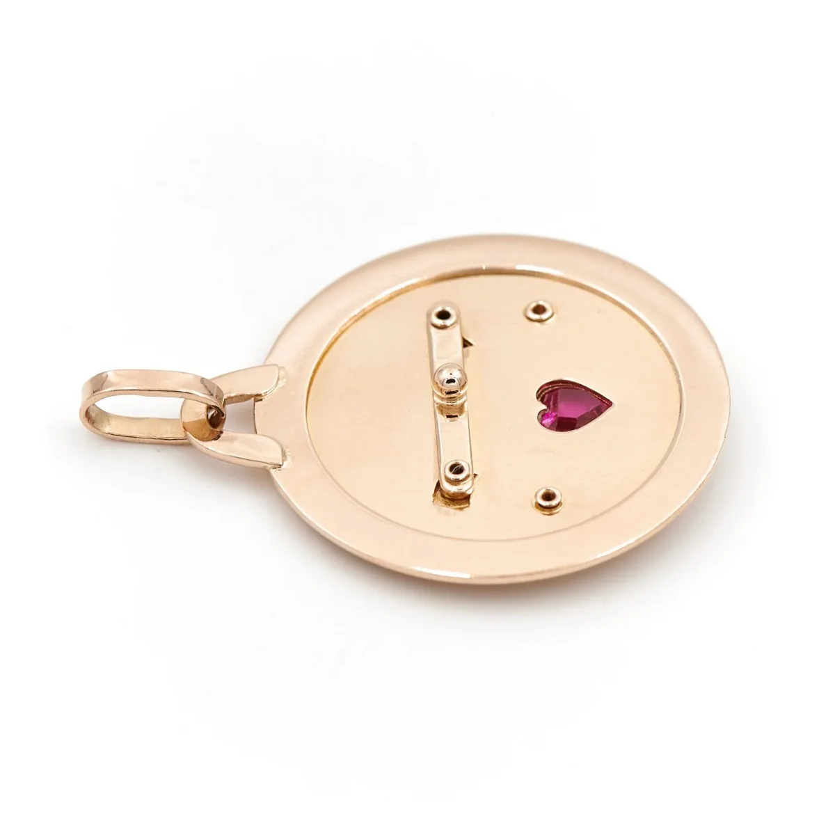 Pendentif Or jaune Rubis – Image 4