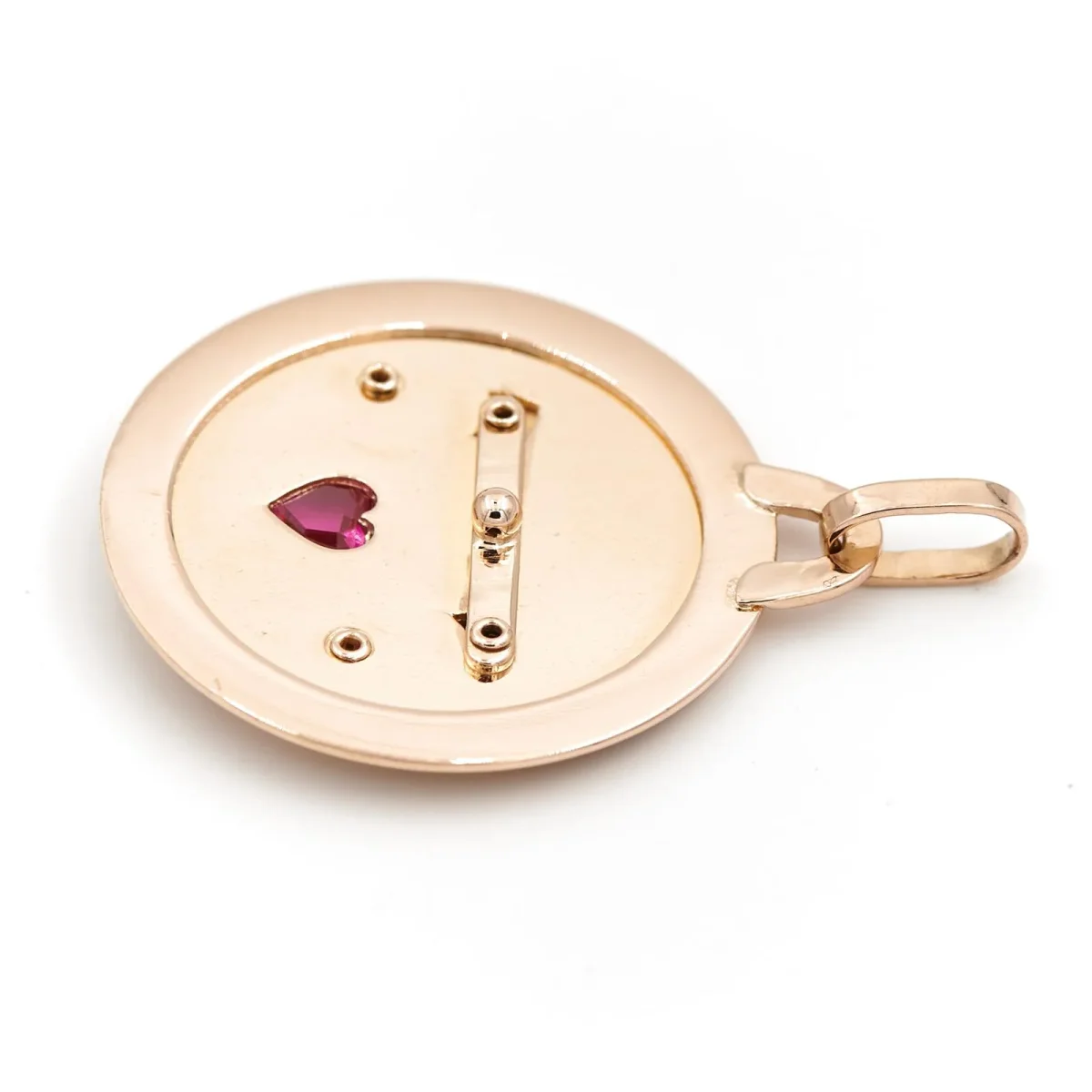 Pendentif Or jaune Rubis – Image 5