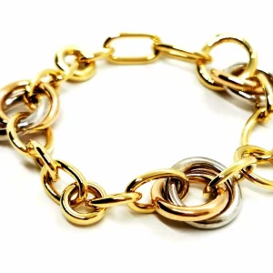 Pomellato Bracelet Trilogie  Or jaune, Or rose, Or blanc