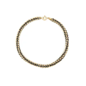 Bracelet Or jaune Saphir