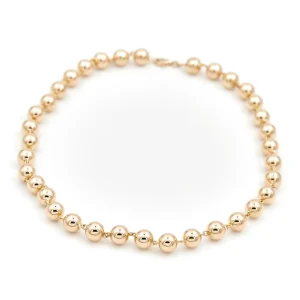 Collier Boules Or jaune