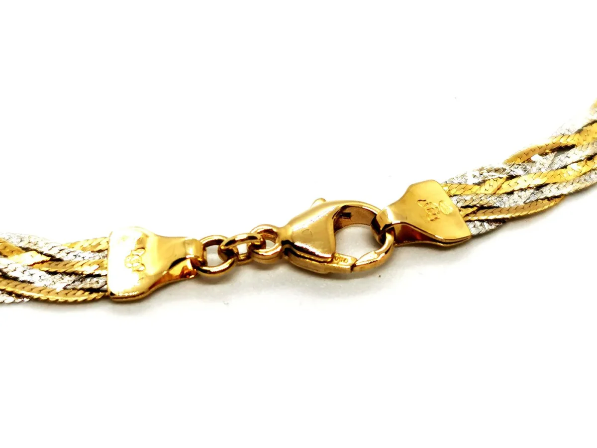 Collier Ras de cou Or jaune, Or blanc – Image 6