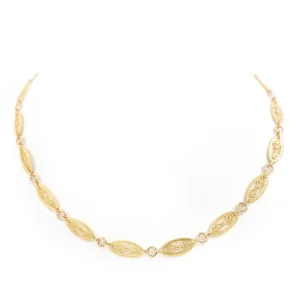 Collier Maille filigrane Or jaune