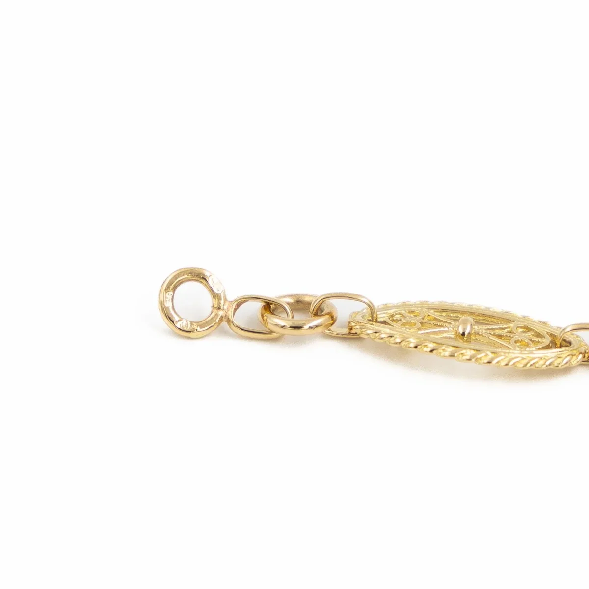 Collier Maille filigrane Or jaune – Image 6