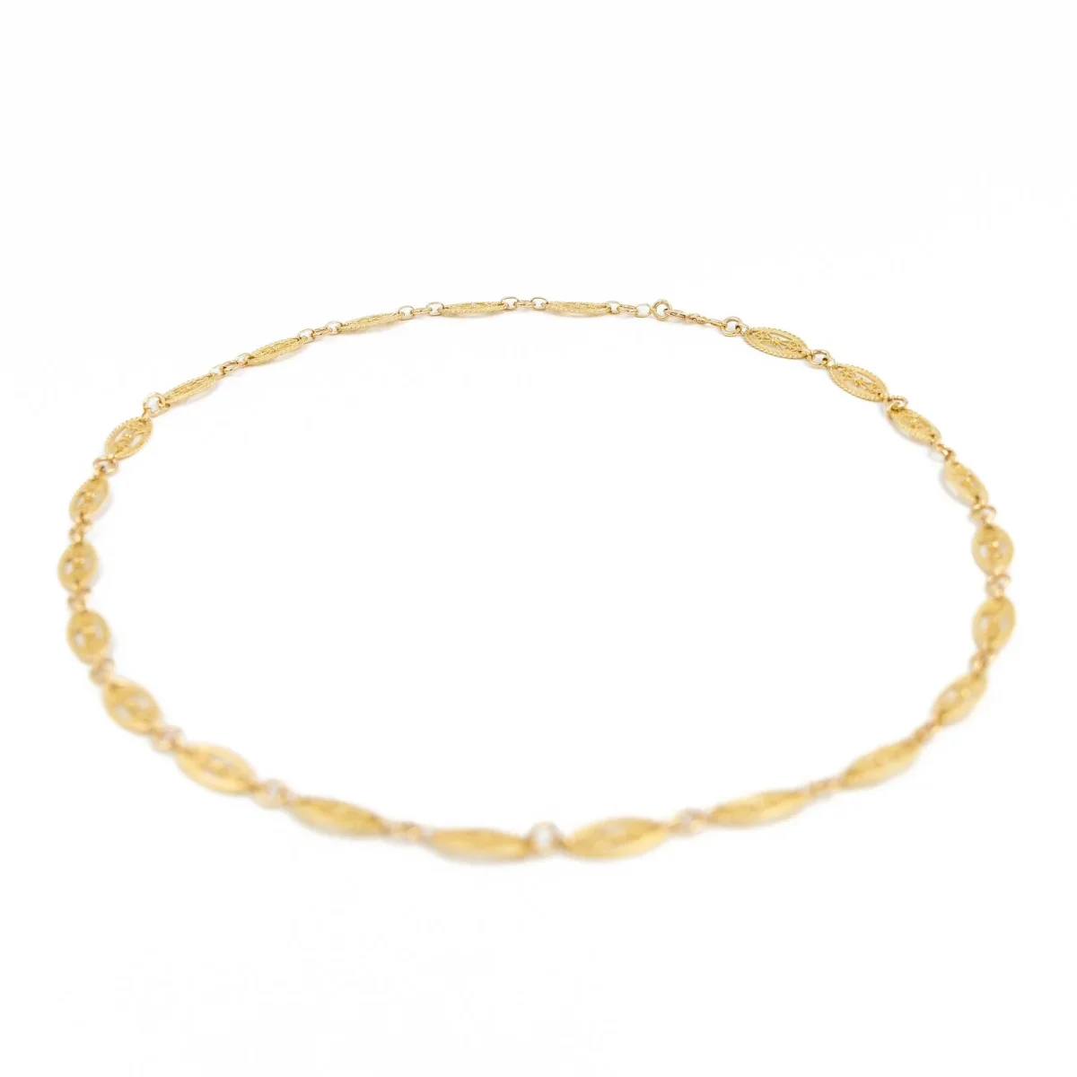 Collier Maille filigrane Or jaune – Image 8