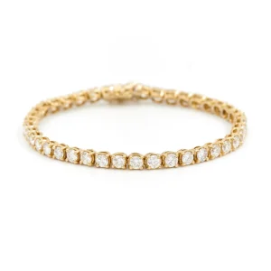 Bracelet Ligne Or jaune Diamant