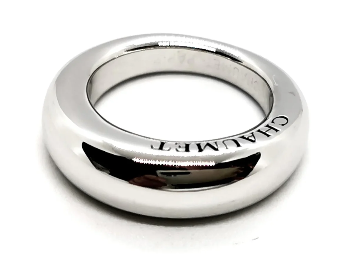 Chaumet Bague Jonc Anneau Or blanc