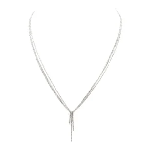 Collier Pendentif Or blanc Diamant