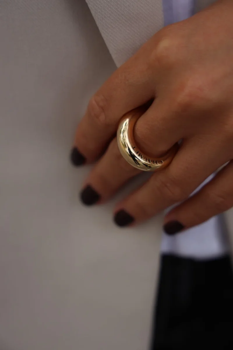 Chaumet Bague Jonc Or jaune – Image 3