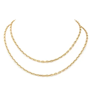 Collier Maille forçat Or jaune