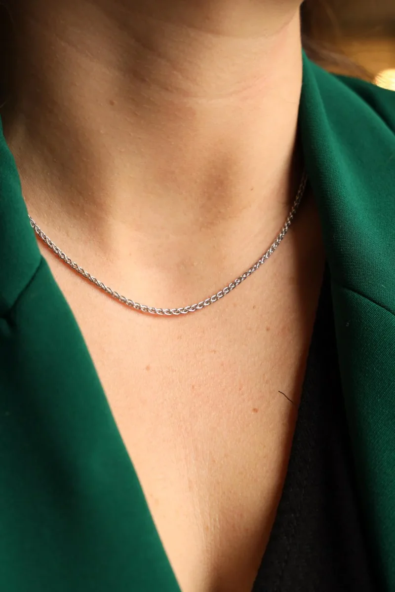 Chopard Collier Chaîne Or blanc – Image 3