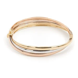 Bracelet Jonc Or jaune, Or rose, Or blanc