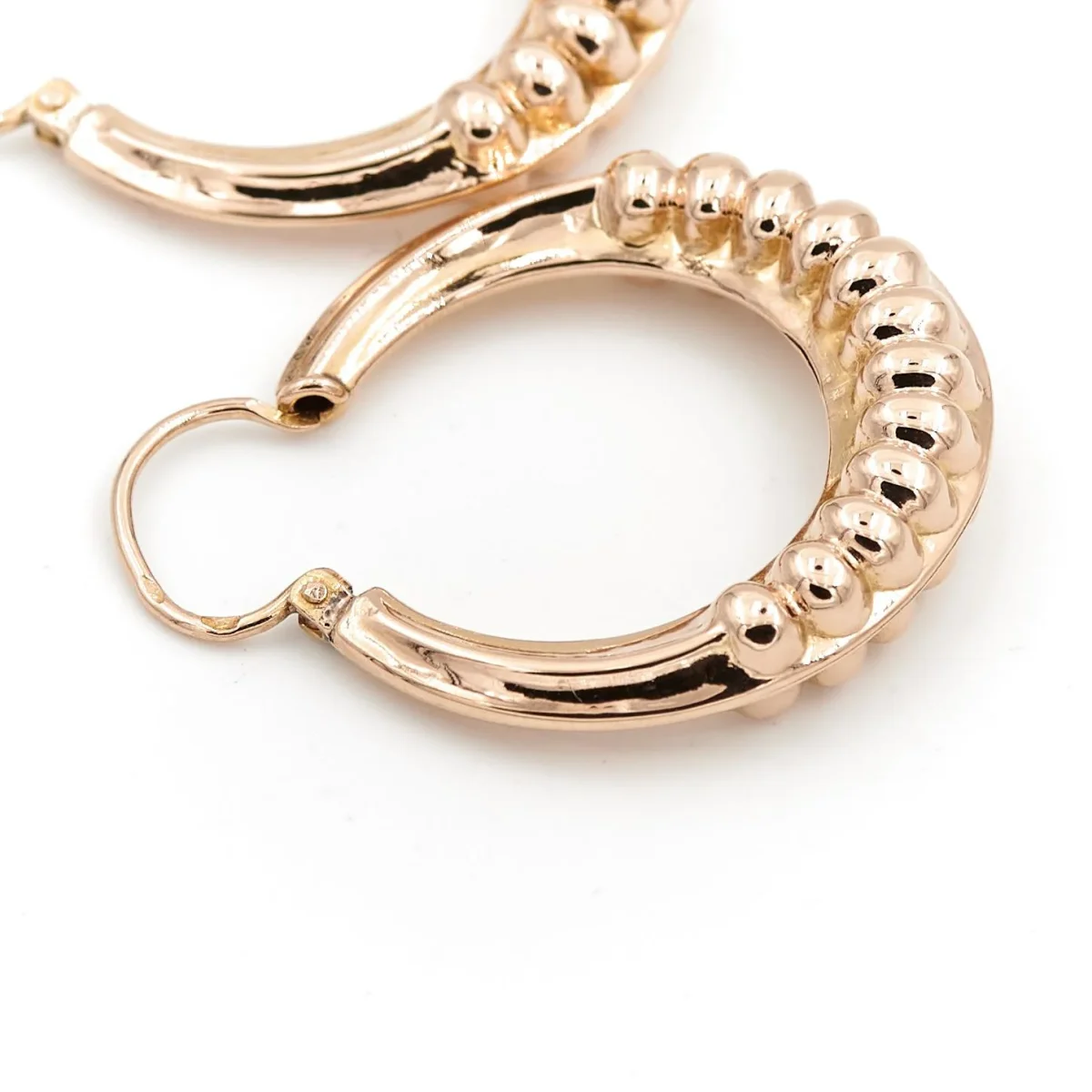 Boucles d'oreilles Créoles Or jaune – Image 8