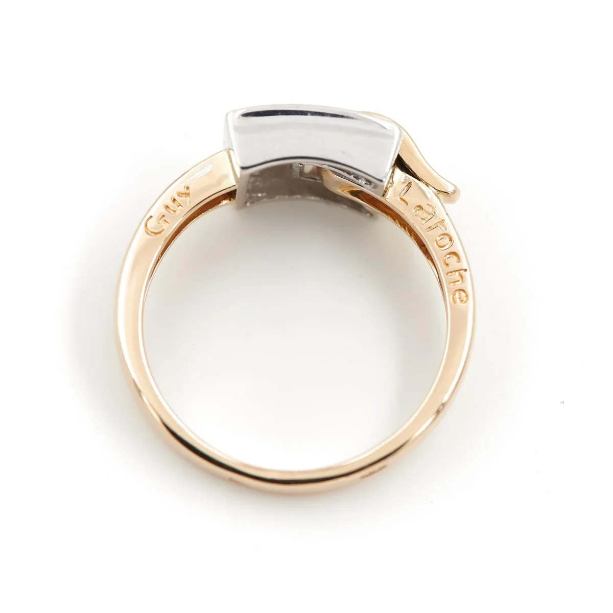 Guy laroche Bague Or jaune, Or blanc Diamant – Image 4
